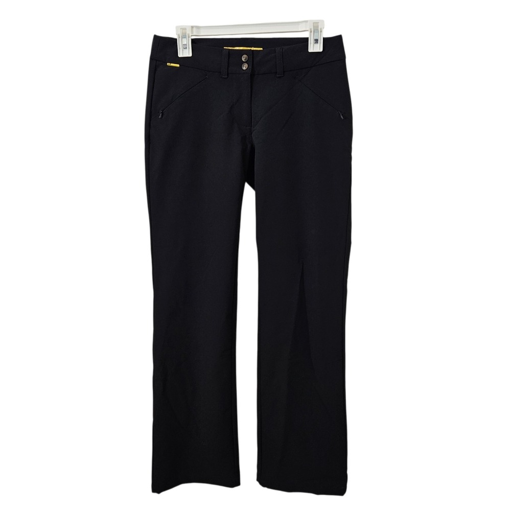 Lole Travel Straight Pants Hiking Outdoors Black Women's Size 6